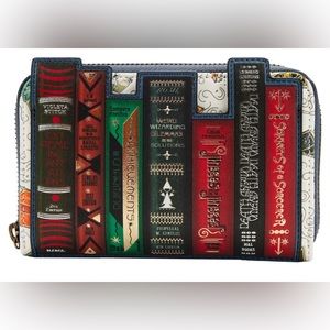 NWT Loungefly Fantastic Beasts Magical Books Zip Around Wallet